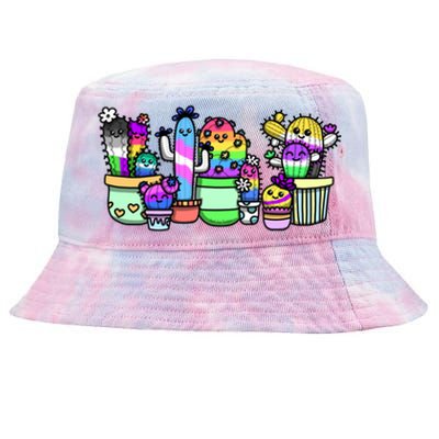 A Prickly Bunch Tie-Dyed Bucket Hat