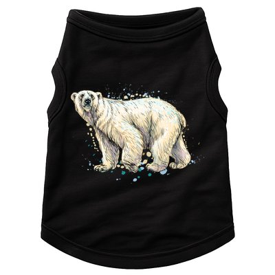 Abstract Polar Bear From A Splash Doggie Tank