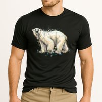 Abstract Polar Bear From A Splash Performance Shirt