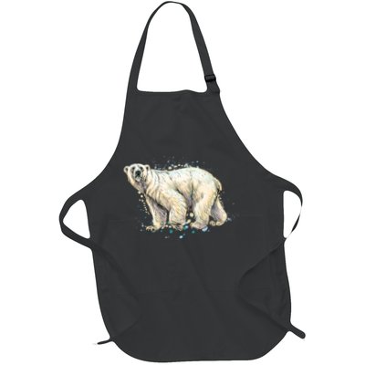 Abstract Polar Bear From A Splash Apron