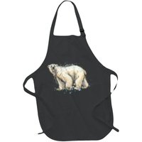 Abstract Polar Bear From A Splash Apron