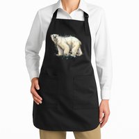 Abstract Polar Bear From A Splash Apron