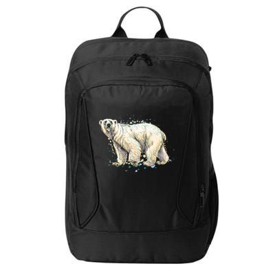 Abstract Polar Bear From A Splash City Backpack
