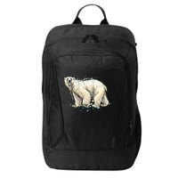 Abstract Polar Bear From A Splash City Backpack