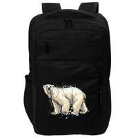 Abstract Polar Bear From A Splash Impact Tech Backpack