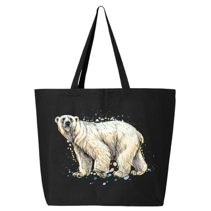 Abstract Polar Bear From A Splash 25L Jumbo Tote
