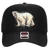 Abstract Polar Bear From A Splash Trucker Hat