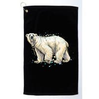 Abstract Polar Bear From A Splash Golf Towel