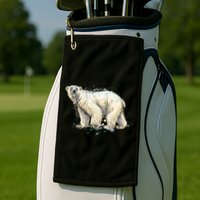 Abstract Polar Bear From A Splash Golf Towel