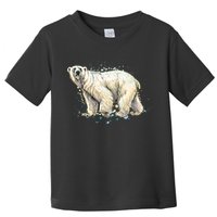Abstract Polar Bear From A Splash Toddler T-Shirt