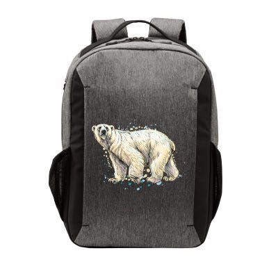 Abstract Polar Bear From A Splash Vector Backpack