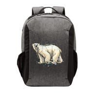 Abstract Polar Bear From A Splash Vector Backpack