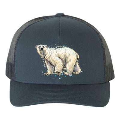 Abstract Polar Bear From A Splash Yupoong Adult 5-Panel Trucker Hat