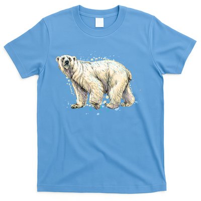 Abstract Polar Bear From A Splash T-Shirt