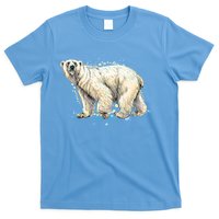 Abstract Polar Bear From A Splash T-Shirt