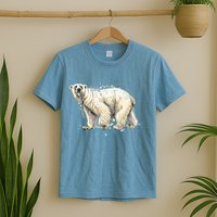 Abstract Polar Bear From A Splash T-Shirt