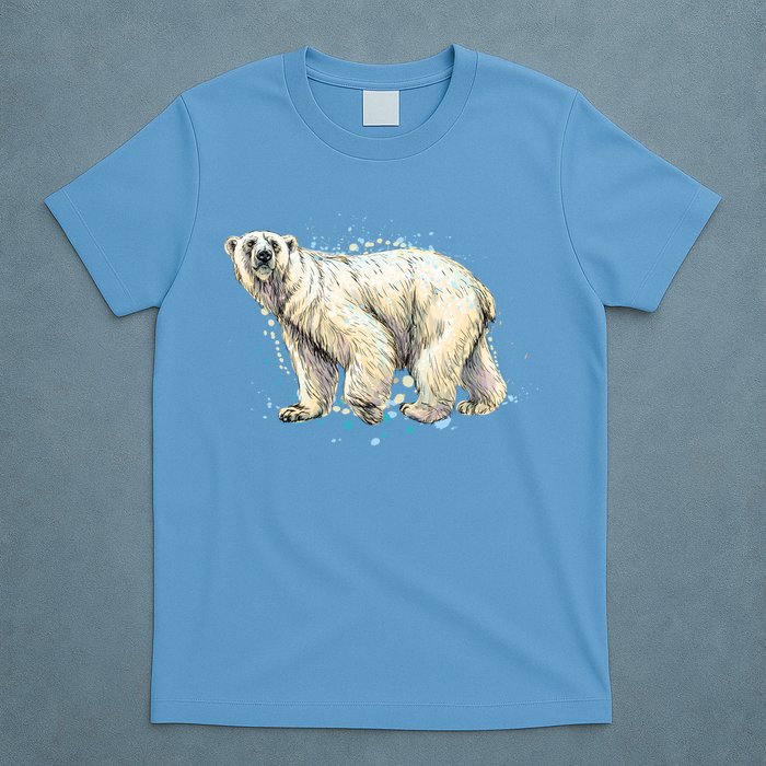Abstract Polar Bear From A Splash T-Shirt