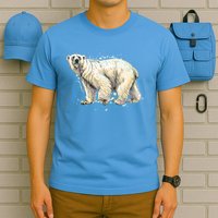 Abstract Polar Bear From A Splash T-Shirt