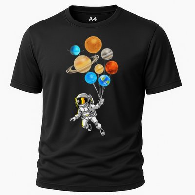 Astronaut Planet Balloons Super Gift For Space Space Performance Shirt
