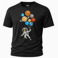 Astronaut Planet Balloons Super Gift For Space Space Performance Shirt