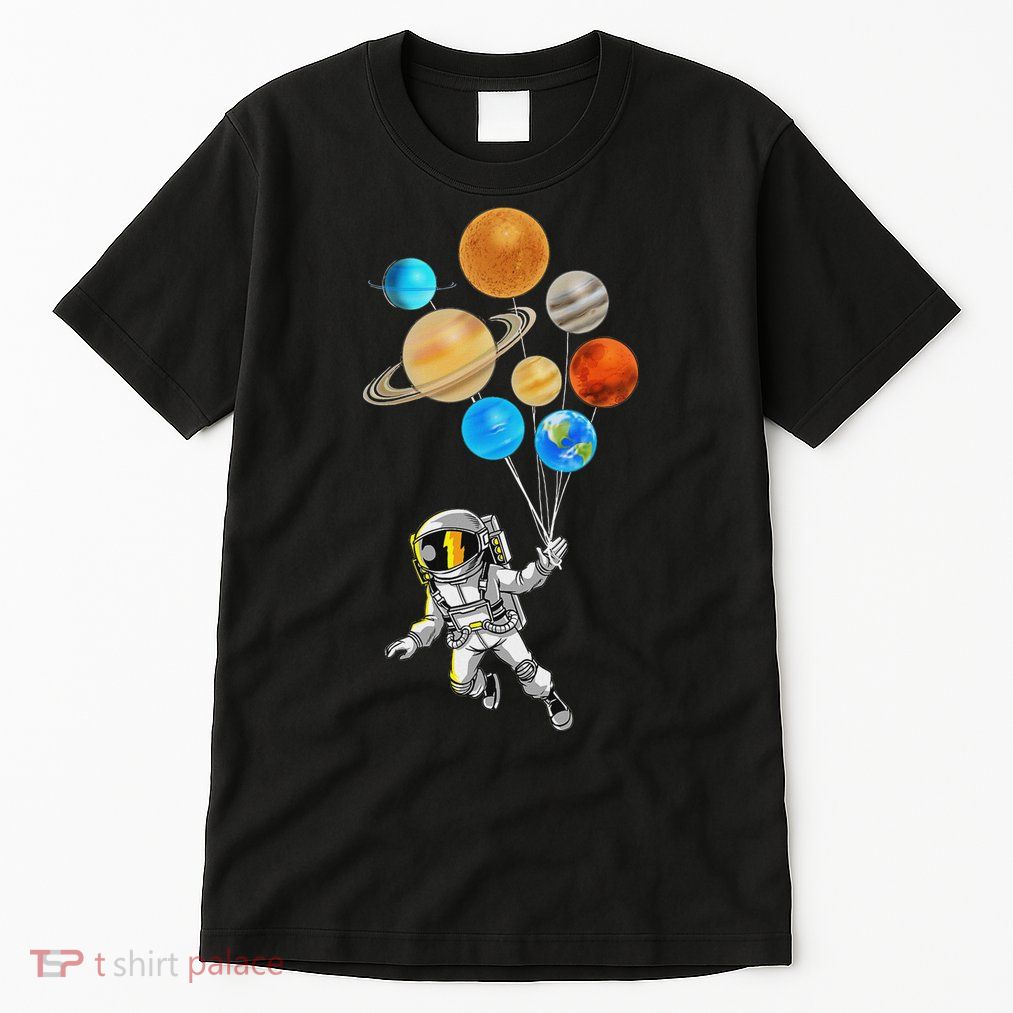 Astronaut Planet Balloons Super Gift For Space Space Tall T-Shirt