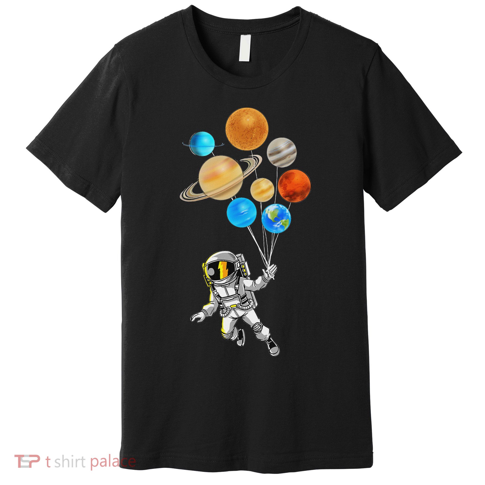 Astronaut Planet Balloons Super Gift For Space Space Premium T-Shirt