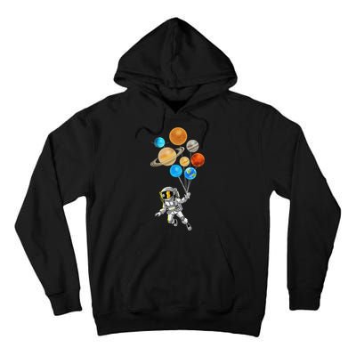 Astronaut Planet Balloons Super Gift For Space Space Tall Hoodie