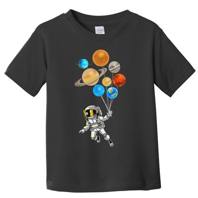 Astronaut Planet Balloons Super Gift For Space Space Toddler T-Shirt