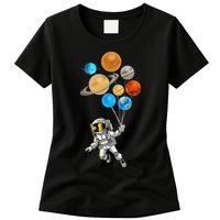 Astronaut Planet Balloons Super Gift For Space Space Womens T-Shirt