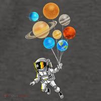 Astronaut Planet Balloons Super Gift For Space Space Vector Backpack