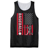 American Pride Baseball Player Batter US Flag Baseball Mesh Reversible Basketball Jersey Tank