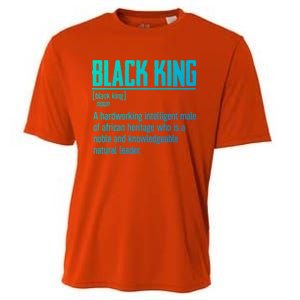 African Pride Black History Month Black King Definition Cute Gift Cooling Performance Crew T-Shirt