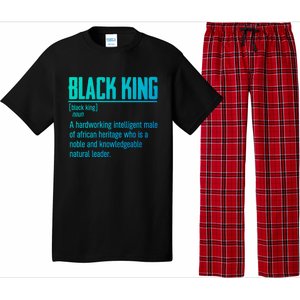 African Pride Black History Month Black King Definition Cute Gift Pajama Set