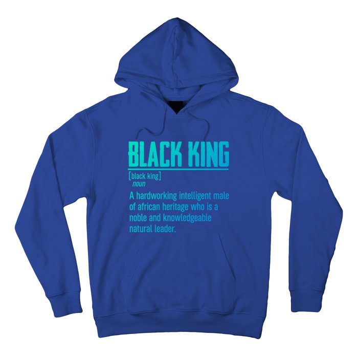 African Pride Black History Month Black King Definition Cute Gift Hoodie