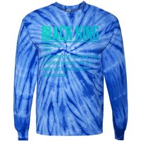 African Pride Black History Month Black King Definition Cute Gift Tie-Dye Long Sleeve Shirt