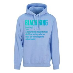 African Pride Black History Month Black King Definition Cute Gift Unisex Surf Hoodie