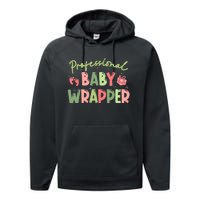 APDL Professional Baby Wrapper Funny Christmas NICU Nurse Performance Fleece Hoodie