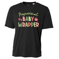 APDL Professional Baby Wrapper Funny Christmas NICU Nurse Cooling Performance Crew T-Shirt