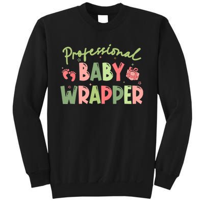 APDL Professional Baby Wrapper Funny Christmas NICU Nurse Sweatshirt