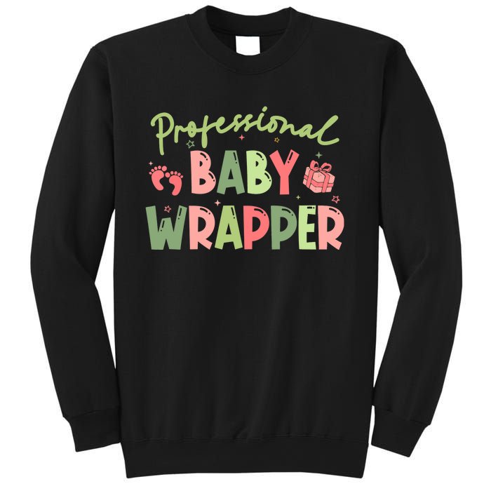 APDL Professional Baby Wrapper Funny Christmas NICU Nurse Sweatshirt