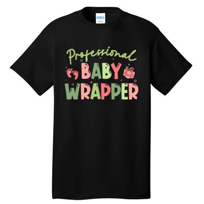 APDL Professional Baby Wrapper Funny Christmas NICU Nurse Tall T-Shirt