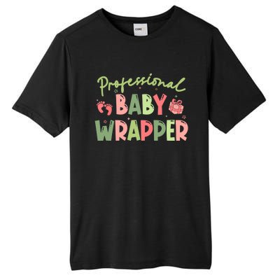 APDL Professional Baby Wrapper Funny Christmas NICU Nurse Tall Fusion ChromaSoft Performance T-Shirt