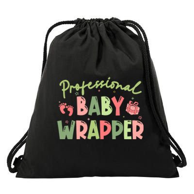 APDL Professional Baby Wrapper Funny Christmas NICU Nurse Drawstring Bag