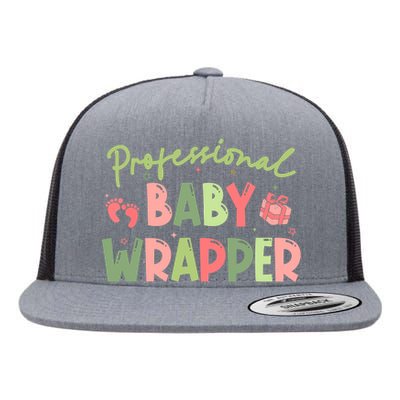 APDL Professional Baby Wrapper Funny Christmas NICU Nurse Flat Bill Trucker Hat