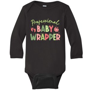 APDL Professional Baby Wrapper Funny Christmas NICU Nurse Baby Long Sleeve Bodysuit