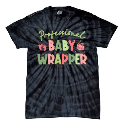 APDL Professional Baby Wrapper Funny Christmas NICU Nurse Tie-Dye T-Shirt