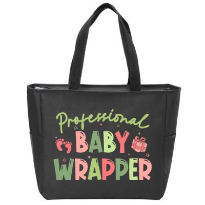 APDL Professional Baby Wrapper Funny Christmas NICU Nurse Zip Tote Bag