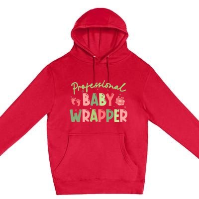 APDL Professional Baby Wrapper Funny Christmas NICU Nurse Premium Pullover Hoodie