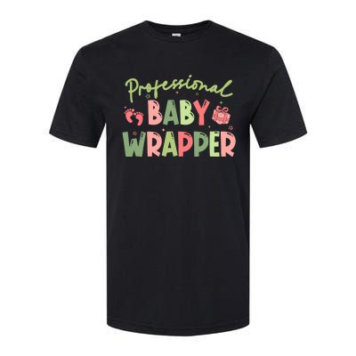 APDL Professional Baby Wrapper Funny Christmas NICU Nurse Softstyle CVC T-Shirt