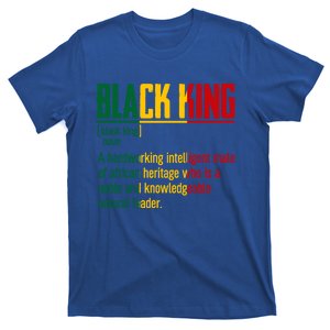 African Pride Black History Month Black King Definition Gift T-Shirt